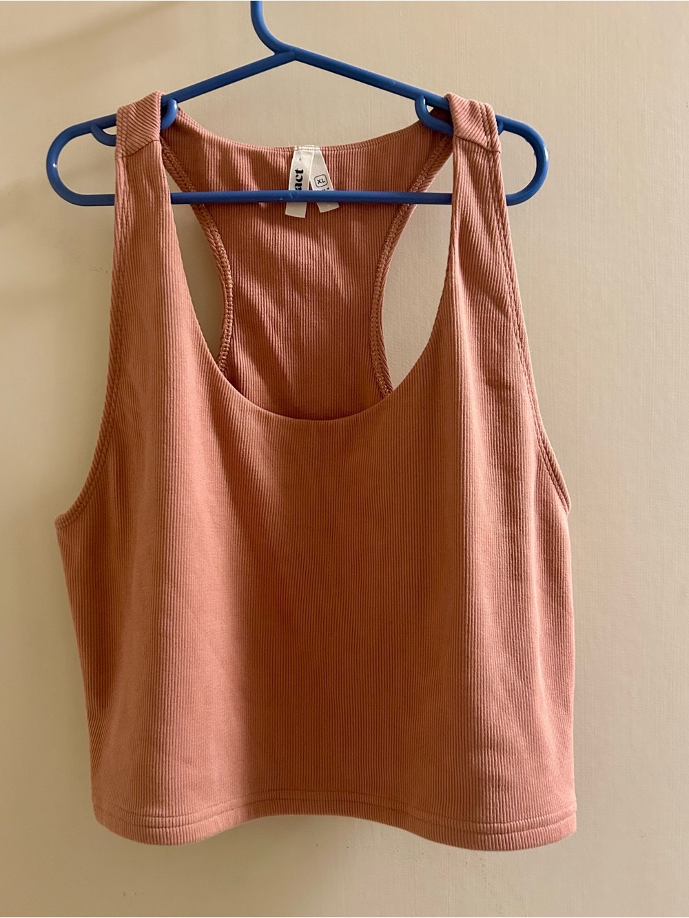 Pact Ribbed Tank Top made with Organic cotton- Dusty Rose